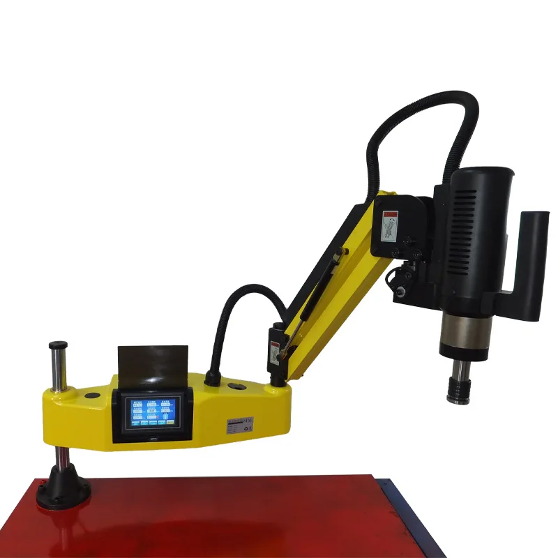 Electric servo tapping machine Automatic intelligent numerical control tapping machine Desktop small hand-held universal rocker