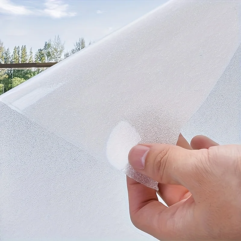 Fensterfolie, Sichtschutzfolie aus Milchglas, nicht klebend, Sichtschutzfolie für Fenster, elektrostatische Adsorption, nicht klebend, Sonnenschutz