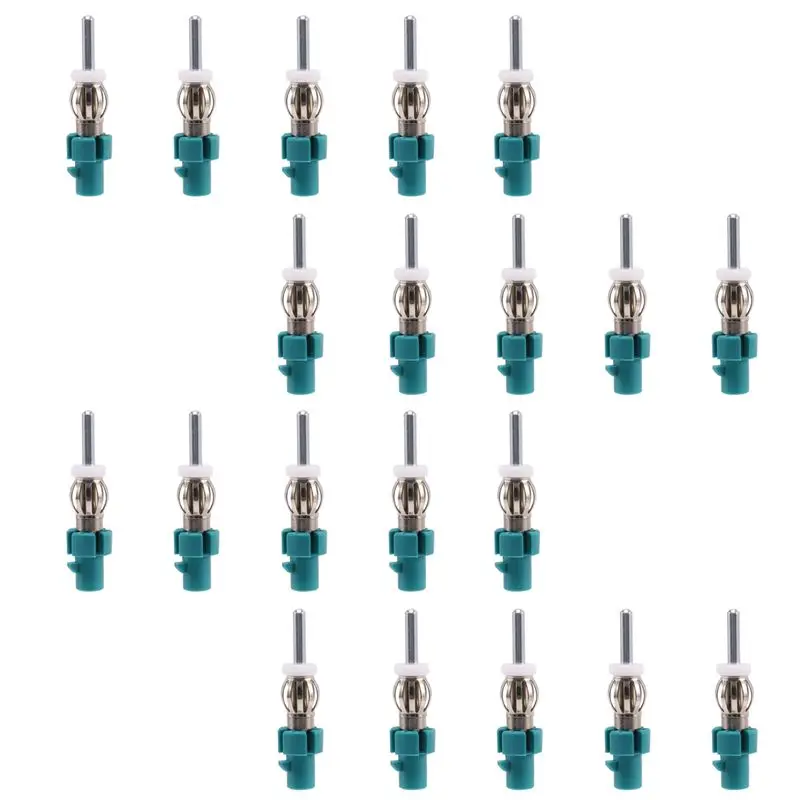 20X Car Stereo Antenna Adapter FM AM Radio Connector - Fakra To DIN Antenna Plug Converter For Car Receiver