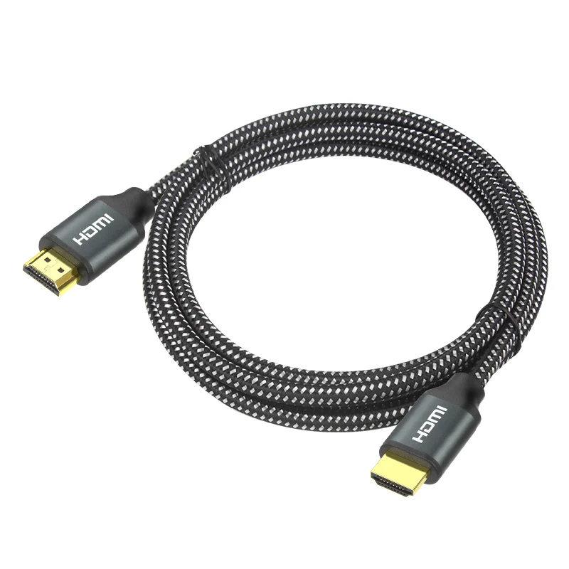 HDMI HD Cable 4k60hz HD Cable Computer TV Projection Cable Braided Aluminum Alloy HDMI Cable