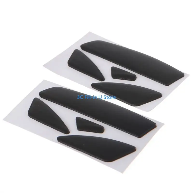 G8TA 0.6mm Mice Feet Mice Skates Pad Replacement for M705 Mouse Skate Stickers Black