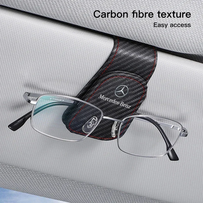 

Car Interior Sun Visor Eyeglasses Holder Sunglasses Clip For Mercedes Benz C180 C200 C260 C300 W108 W124 W126 W140 W168 W169