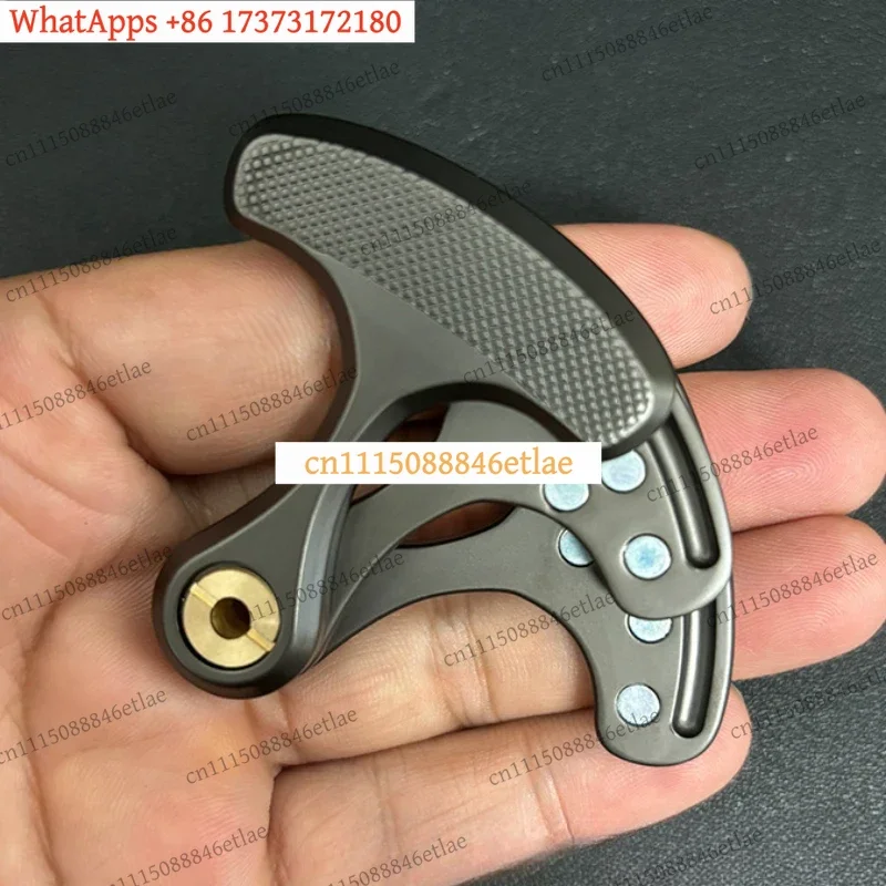 Magnetic Push Card Slider Mechanical Fidget Toy Stress Relief Window Breaker Coin Haptic Game Mini Finger Toys