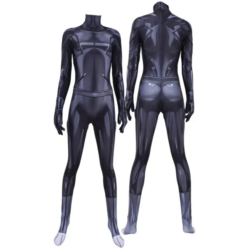 Volwassenen Kinderen Anime Superheld Adrien Jumpsuit Vrouwen Mannen Jongen Cosplay Zwarte Kat Zentai Bodysuits Pak Halloween Feestkostuum