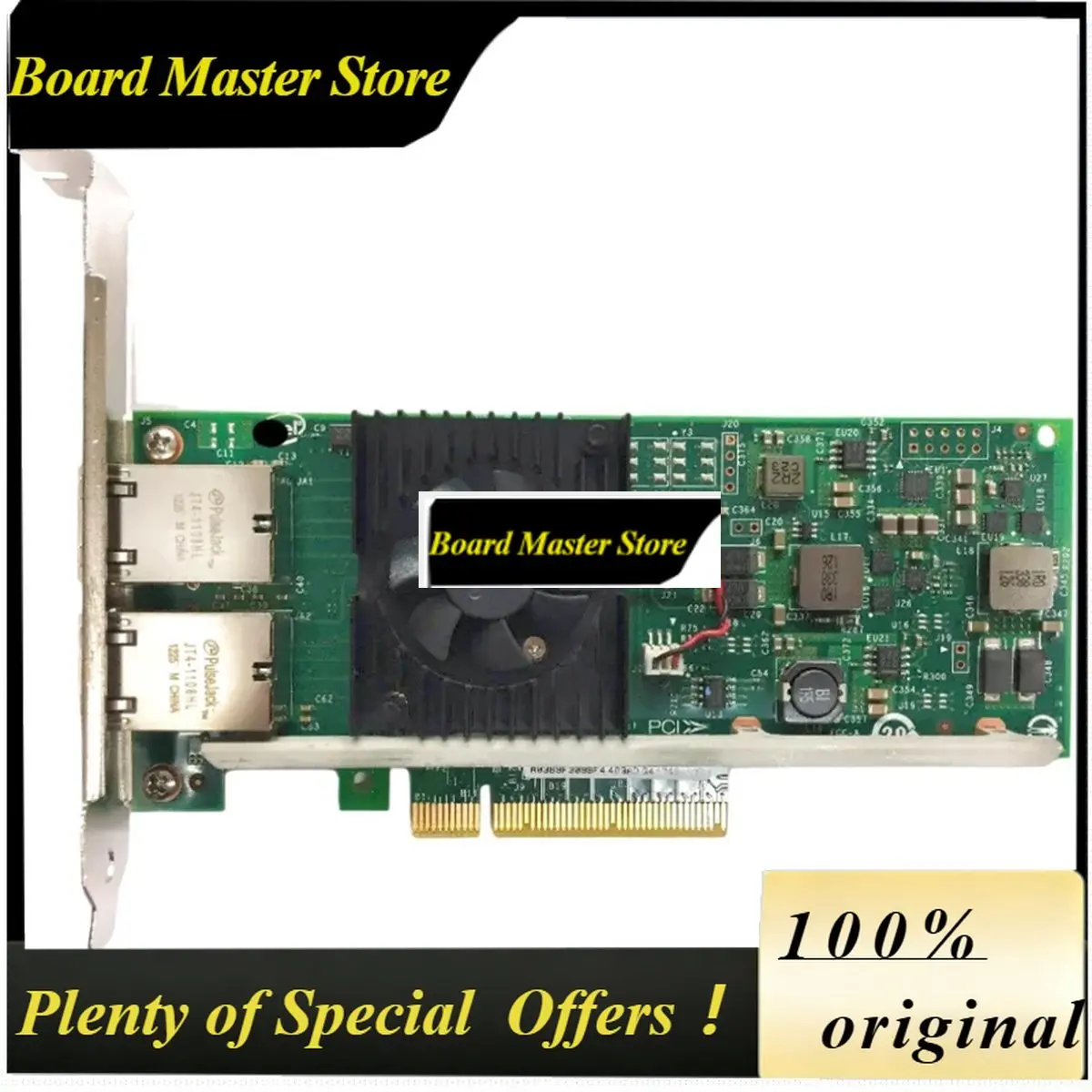 BoMaSX540-T2 Network Card X540 Chipset Pcie X8 Dual Copper Rj45 10Gbps Port Ethernet Network Card