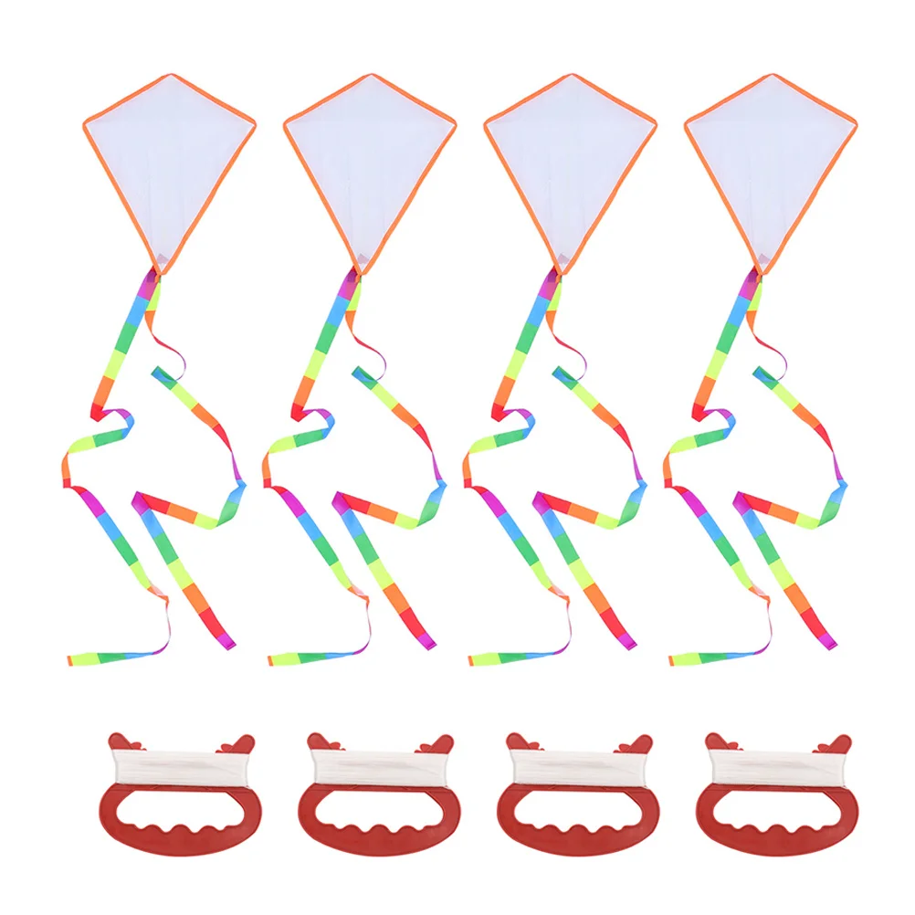 DIY Kite Blank Coloring Interactieve tekening Draagbare Kids Art Kit Fly Steady in Sky Kites voor peuters Kites Blank