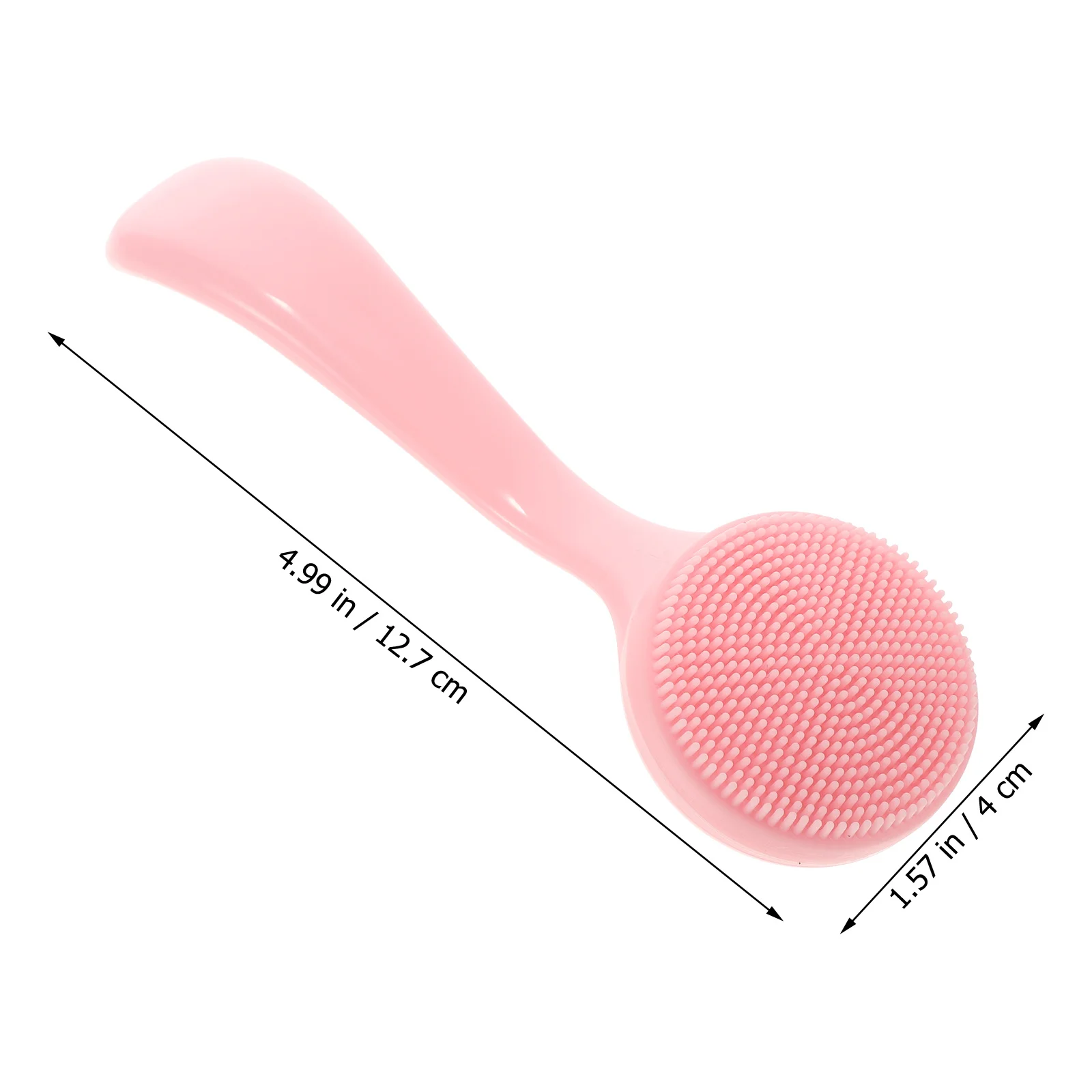 Spazzola per il viso portatile in silicone da 3 pezzi per le donne Spazzola per il viso per la rimozione dei punti neri esfoliante per la pulizia profonda