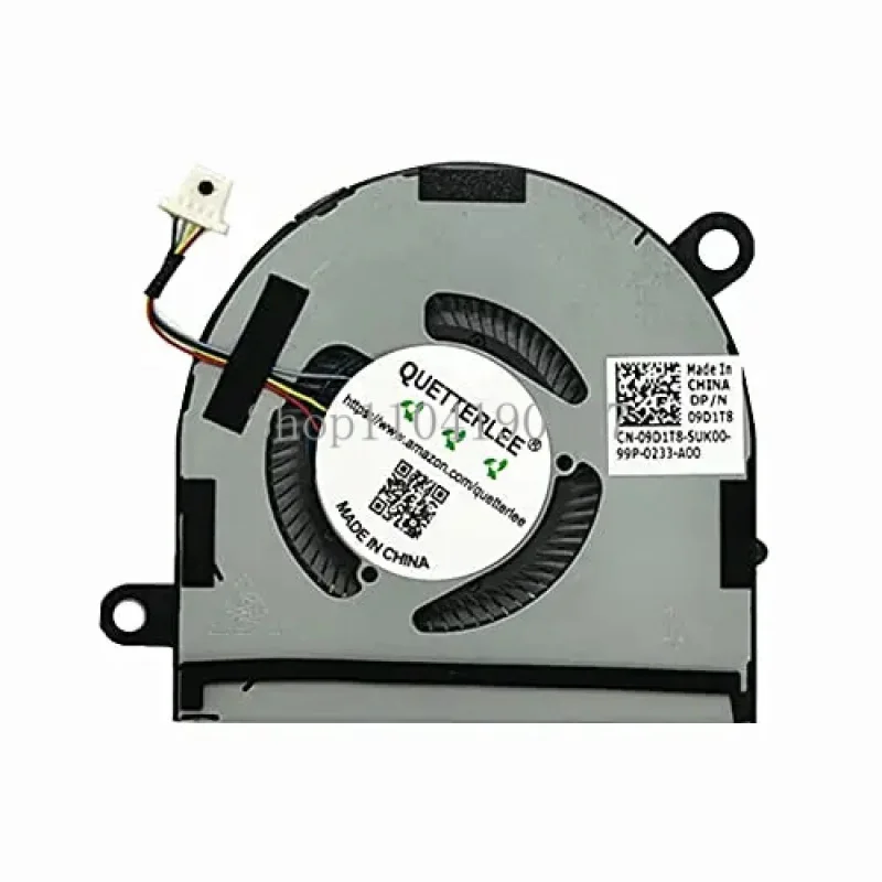 Replacement New Laptop CPU Cooling Fan for Dell Latitude 9410 7400 2-in-1 Series Fan