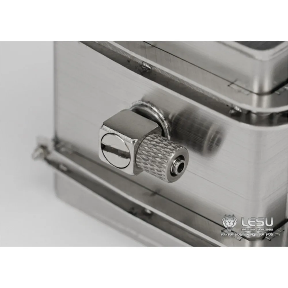 LESU Metalowy Zbiornik Płynu Hydraulicznego 82*50*50 MM Część Zamienna do Ciągnika RC 1/14 Model DIY Tamiyaya Zabawki Outdoor TH02589