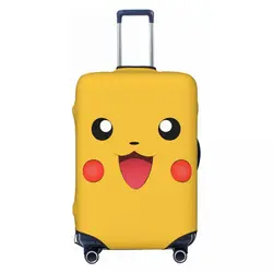 Funda de equipaje personalizada de Pokémon Pikachu, cubierta protectora de maleta bonita, traje para 18-32 pulgadas