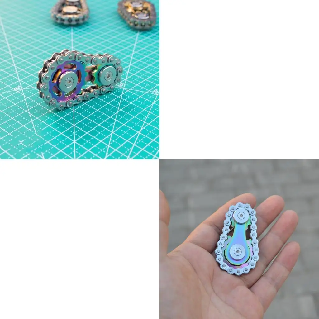 

PXPF Mlimweel Peafk Contip Gyro Gear Chains Металлическая игрушечная цепь гиро