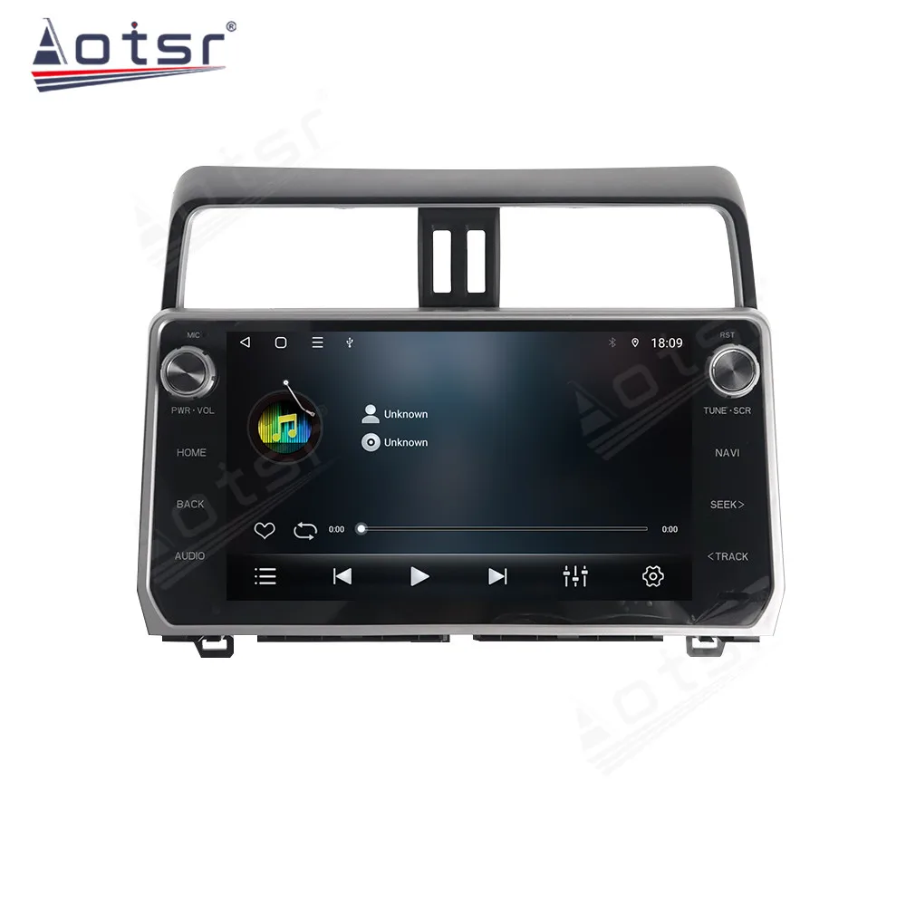 Android 13.0 Car Multimedia Stereo Player For Toyota Land Cruiser Prado 2018 Tape Radio Recorder Video GPS Navi Head Unit 2 Din