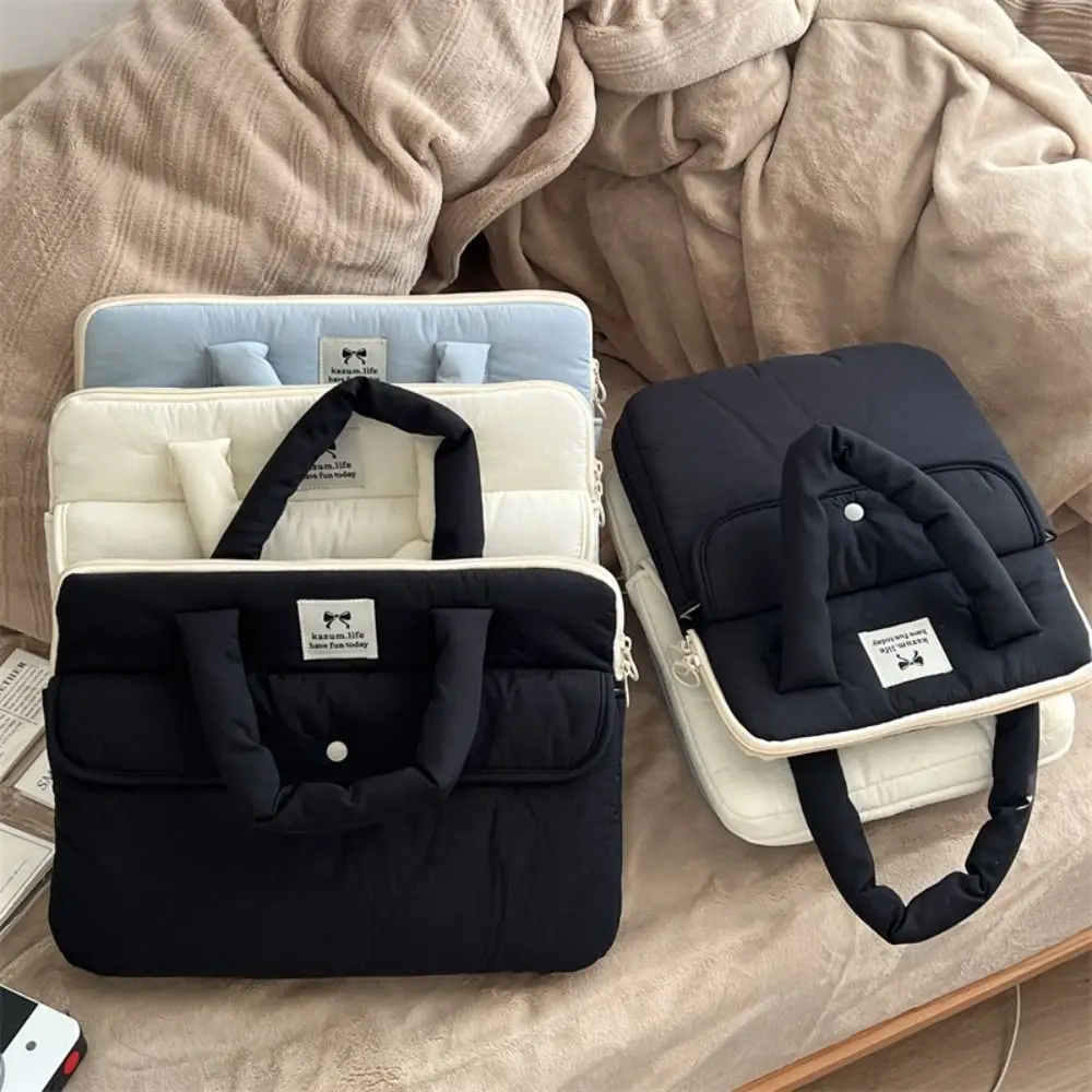 Tas Laptop Tahan Benturan 13/14/15/15.6 Inci Tas Komputer Mewah Lembut 13 Inci/14 Inci/15 Inci Selongsong Laptop untuk //Dell/Macbook