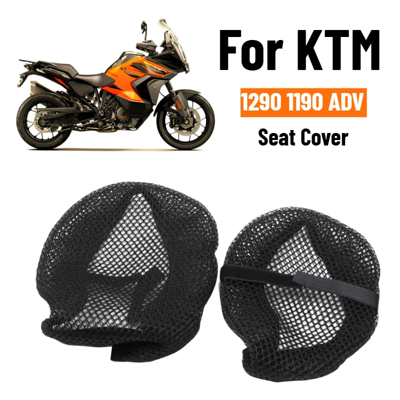 Image of 3D-Mesh-Sitzbezug für KTM 1290 Super Adventure 1190 ADV 1290 AD/S/T Motorradzubehör Isolierkissenbezug Schutz
