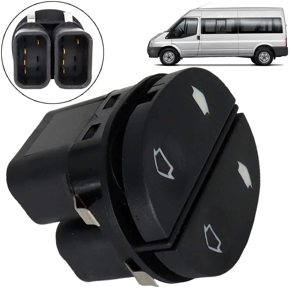 OE# 96FG 14529BC 1007910 Car Driver Side Window Lifter Control Switch Button For Ford Transit Fiesta Fusion Car Replacement