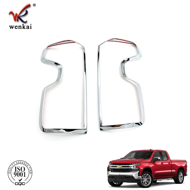 Car Rear Tail Light Lamp Taillight Decoration Cover for Chevrolet Silverado 1500 2019 2020 2021 2022 2023 2024 Up