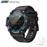 LOKMAT ATTACK 2 PRO Sport Smart Watch Full Round Touch Screen Bluetooth Calls Fitness Tracker Smartwatches Heart Rate Monitor