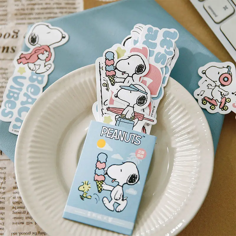 Snoopy animation peripheral cartoon cute special-shaped bookmark creative kawaii paper note stationery student gift wholesale