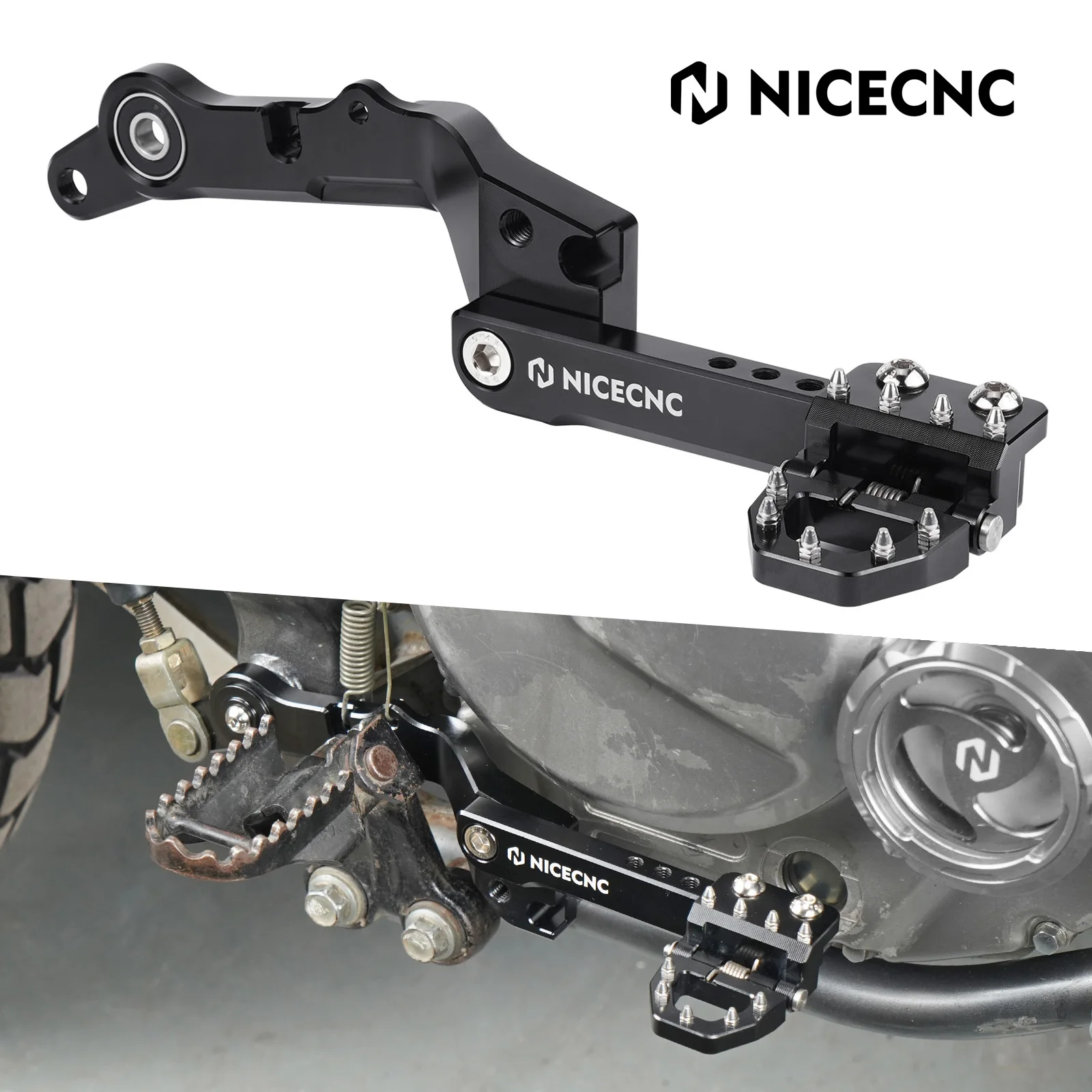 

For Suzuki DR650S DR650SE Adjustable Brake Lever 1" Lowered Stepped Tip Foot Brake Pedal for Suzuki DR650 DR 650 S SE 1996-2025
