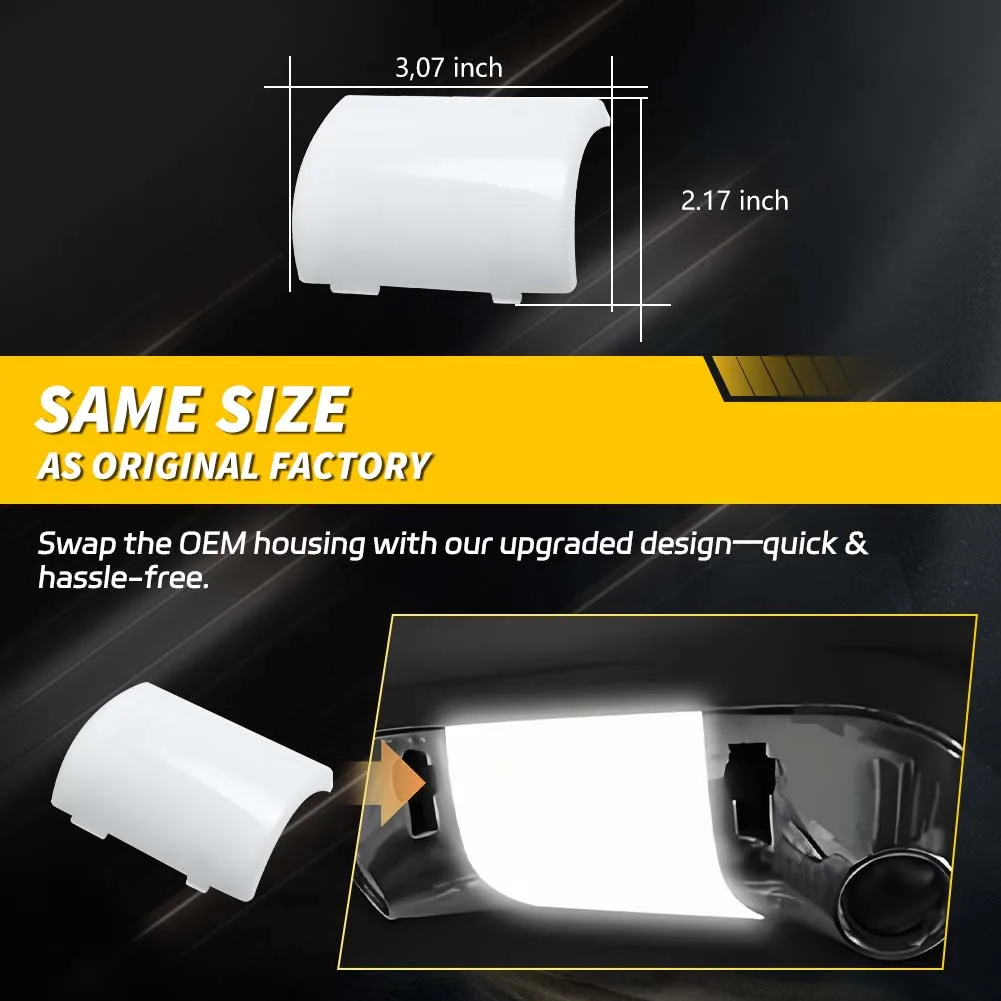 1Pcs White Lens Roof Dome Light Interior Light Cover For 1980-1996 Ford Bronco E-150 E-250 F-150 F-250 Mustang Lincoln Mercury