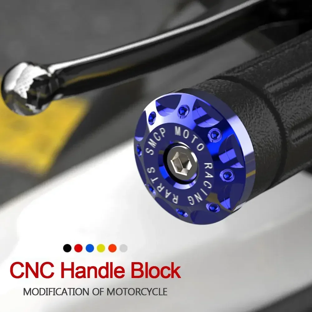 22mm CNC Metal Handlebar Counterweight Plug Slider Motor Bike Grips Dirt Motorcycle Handle Bar Ends Grips Moto Bike Accessories image 3