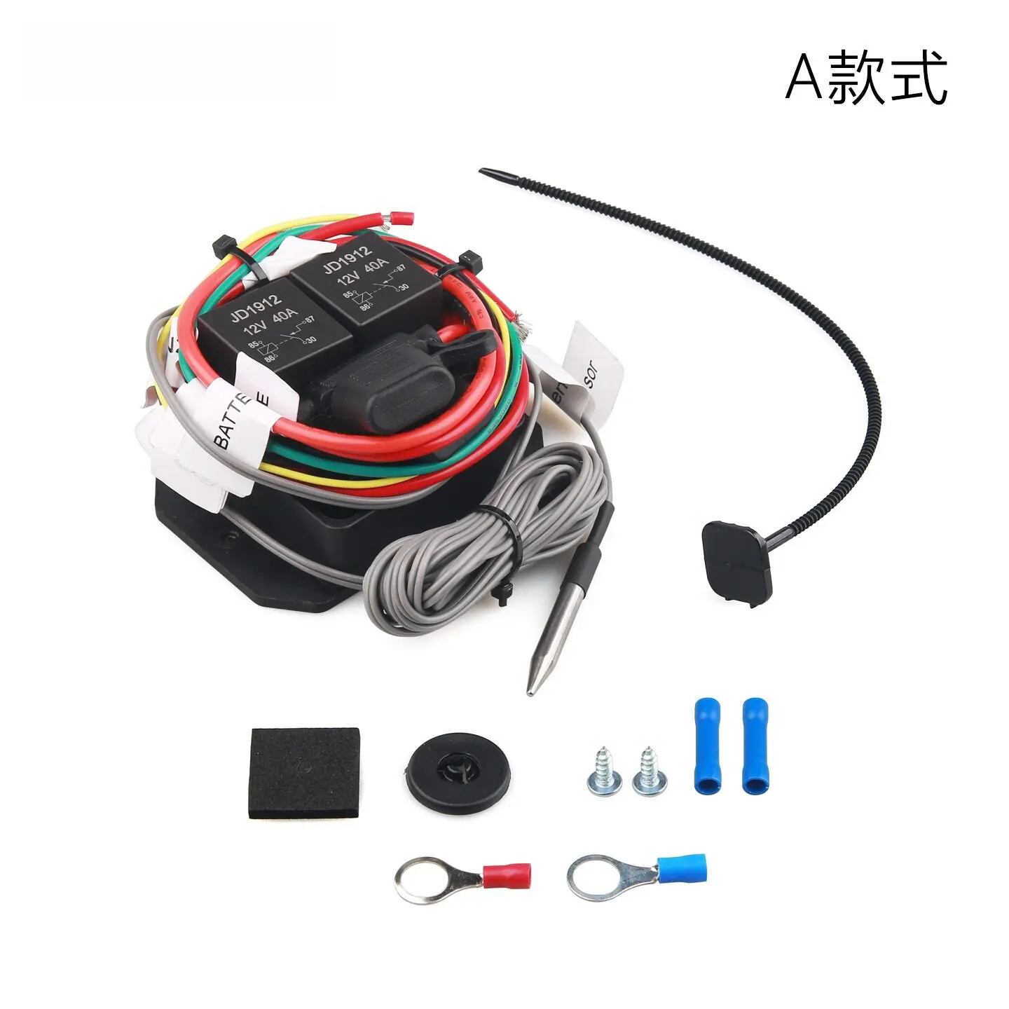 Cooling Control Unit, 12V Digital Dual Fan Controller Switch, Full Cooling Fan Kit