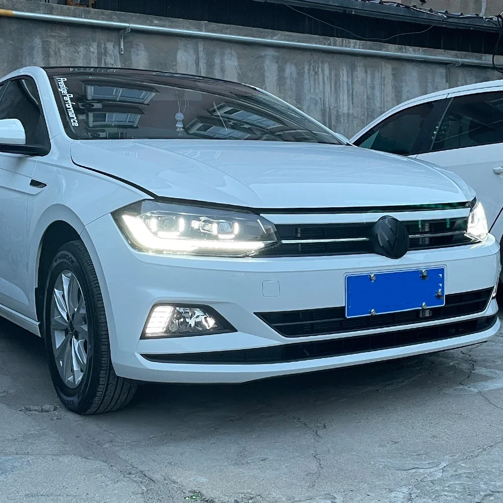 

For VW Polo 2019-2024 Auto Front Lamps Assembly Upgrade High Configure 2024 Style LED Projector lens Plug and Play Accessories