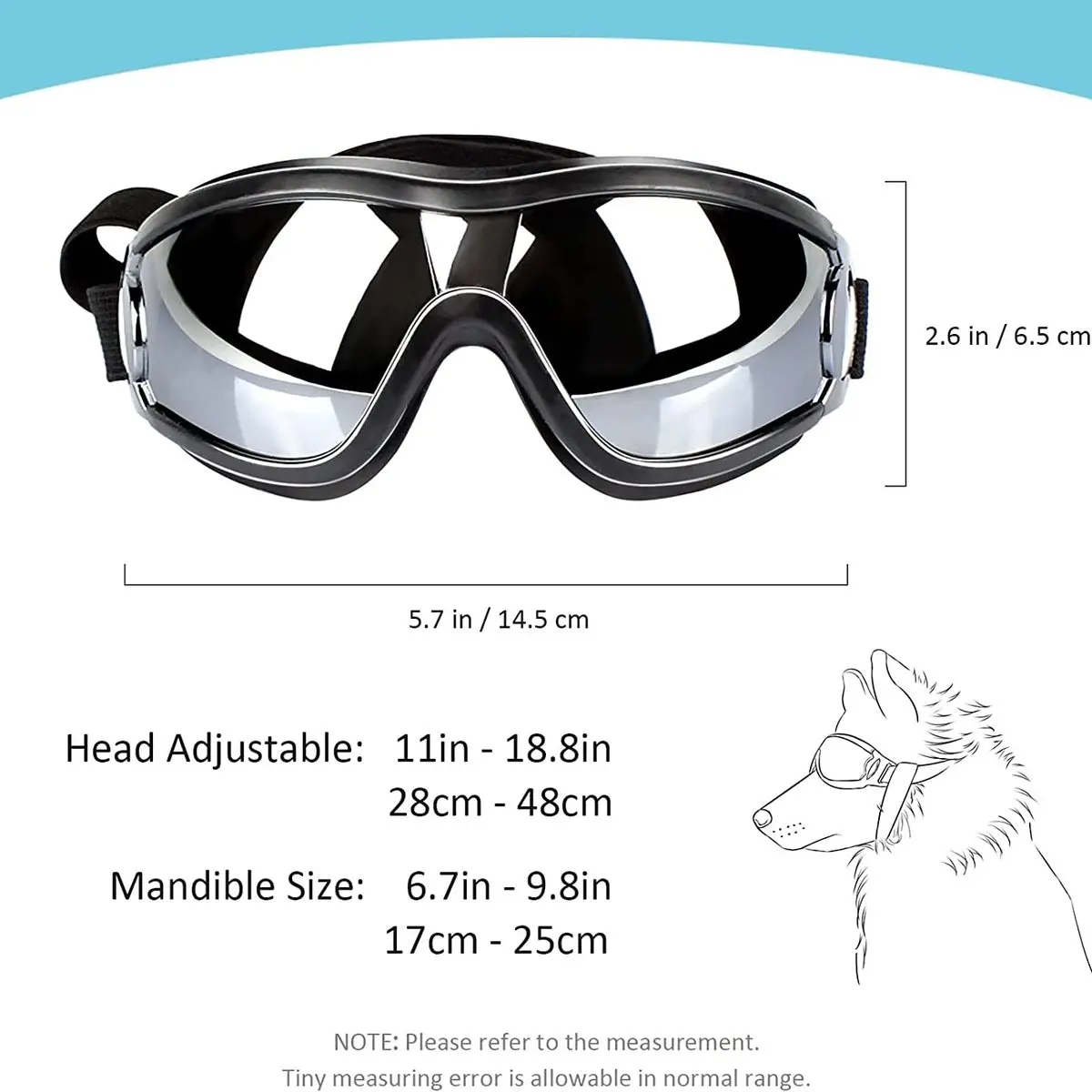 Order today for these stylish, versatile, and protective pet sunglasses that will make your pup stand out from the pack. Safegua