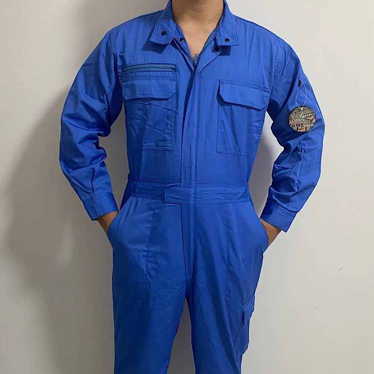 slim-fit-work-suit-overalls-cotton-blend-fabric-for-men-and-women-factory-workshop-workers-maintenance-crew-quality-construct