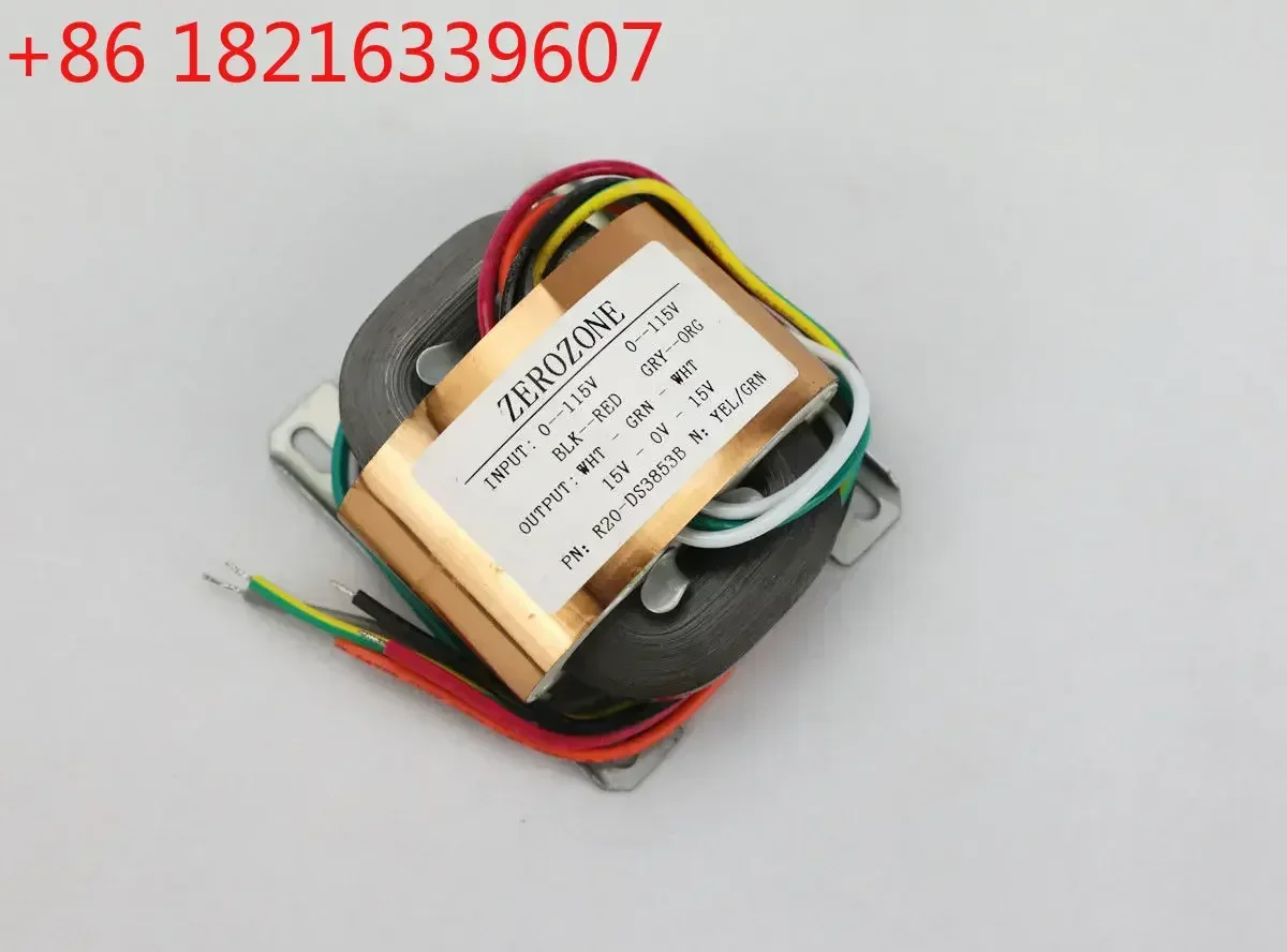30VA Pure copper R-core transformer 2X 6V / 9V /12V /15V/ 18V  L9-49-1