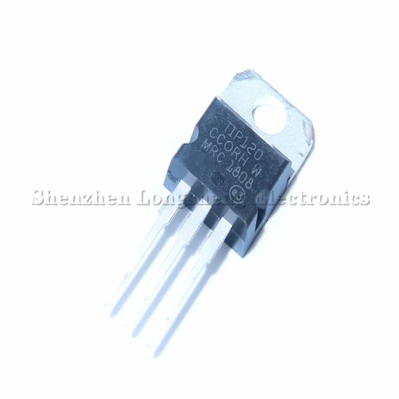 10PCS/LOT New TIP120 TO-220 Darlington Complementary Silicon Power Transistor In Stock