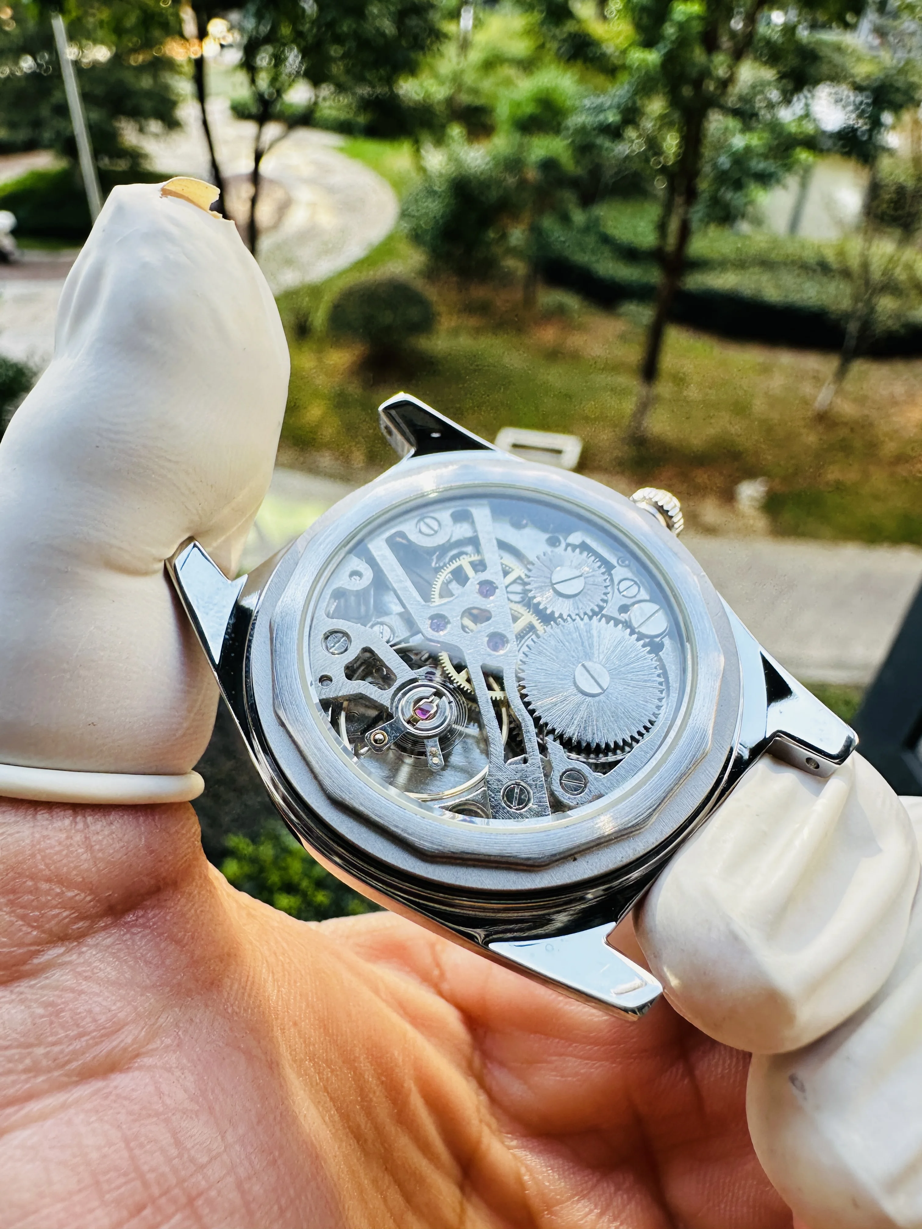Men's Mechanical Watch Shanghai 8120 36mm Manual Winding Retro Chinese Style Fashion Versatile Daily Wear Birthday Holiday Gift