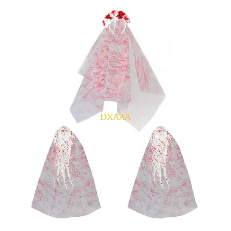 DXAA Reusable Skull Flower Hair Accessory Set Comfortable For Extended Use During Halloween Parties Themed Gatherings