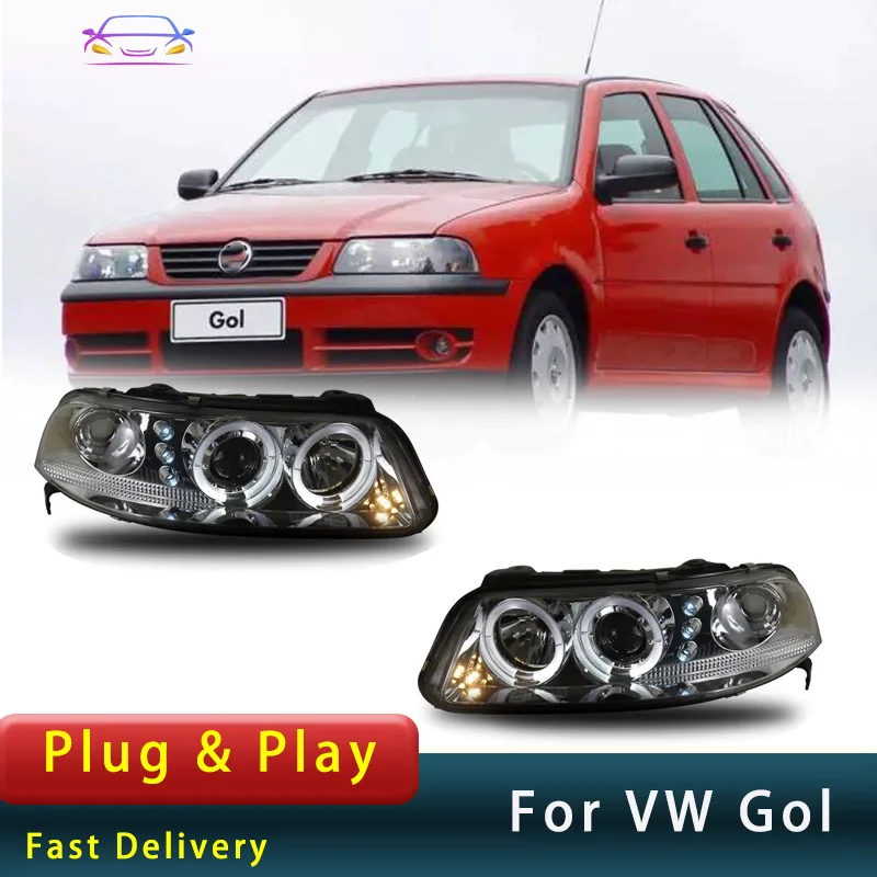 For Volkswagen Gol 2003-2007 Headlights DRL LED  Upgrade New Design Turn Signal Brake  Head Lamp  Accembly Auto Accessory