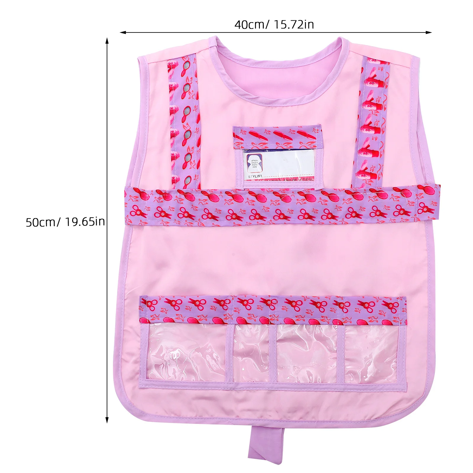 Set di 7 strumenti per parrucchieri e set di strumenti per bambini, include asciugacapelli, forbici, pettine, perfetto per cosplay e