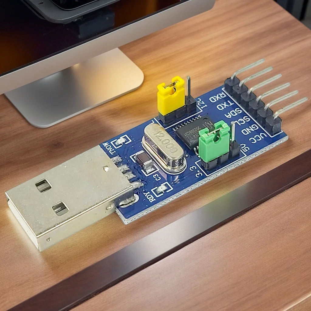 USB to I2C IIC UART Conversion Module USB to TTL 2-in-1 STC STM Microcontroller Serial Port Downloader CHT341T