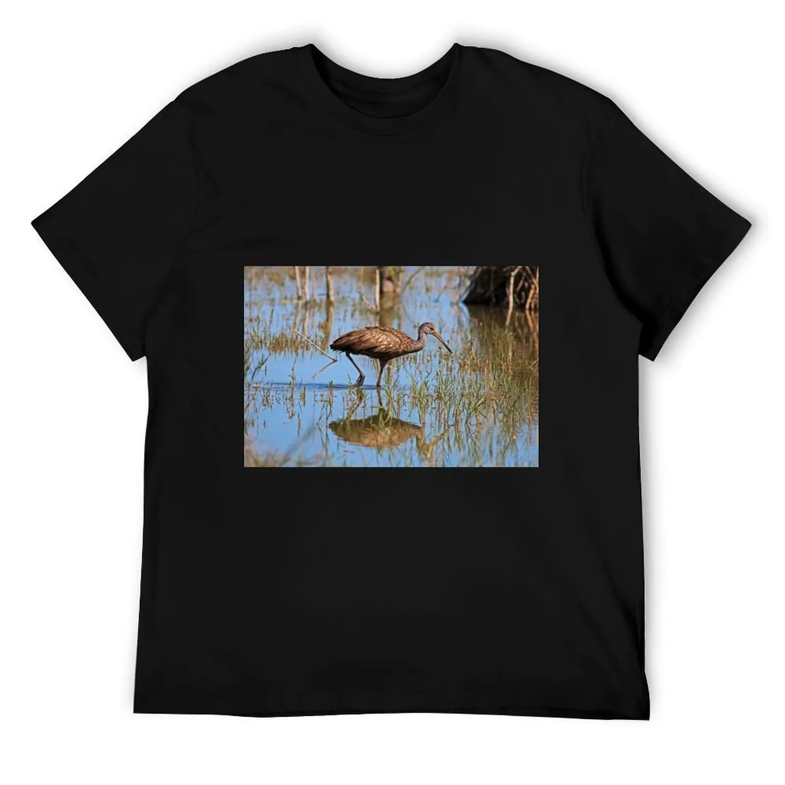 

The Limpkin Reflection T-Shirt man tshirt funny t shirts man t shirts for man graphic tees T-Shirt
