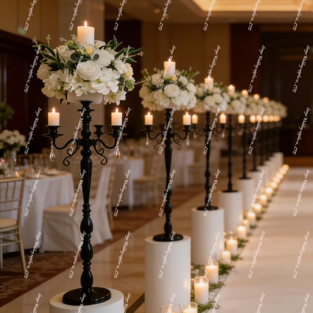 5/10pcs Gold/sliver//black Wedding Centerpieces Table Decorationsl Flower Stands Backdrop Stand Display for Party Wedding Stage