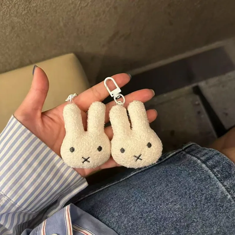 New Miffy Keychain High Color Value Cartoon Doll Rabbit Shape Creative Men's and Women's Cute Car Schoolbag Pendant Decoration view 6