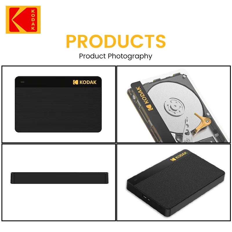 Kodak Portable External Hard Drive P160 500GB USB 3.0 PHDD External Hard Disk Perfect for PS4/PS5 Xbox Mac PC - view 5