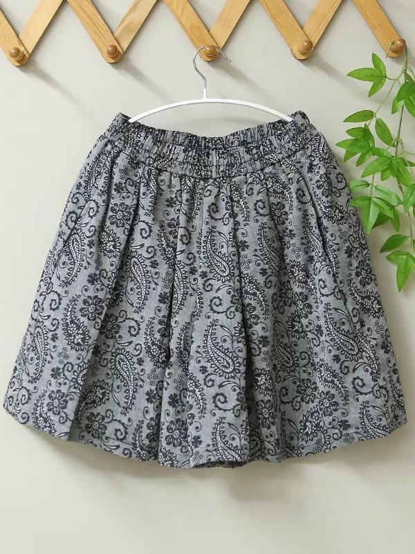 

Fashionable Casual Wide Leg Short Pants Women's High Waist Floral Print Elastic Waist Summer 2026 New Style All-Match Elegant