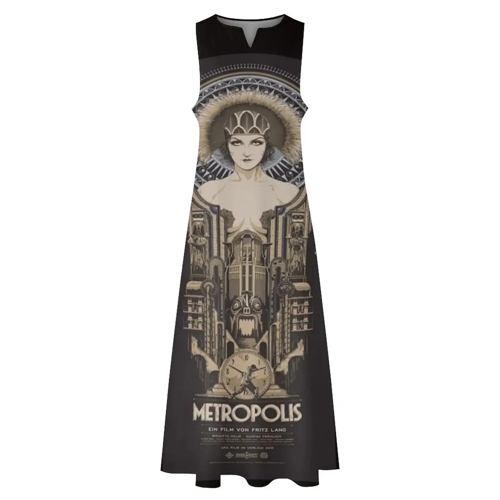 Metropolis 1927 Long Dress prom clothes women party dresses women's evening dresses dress women summer Dress