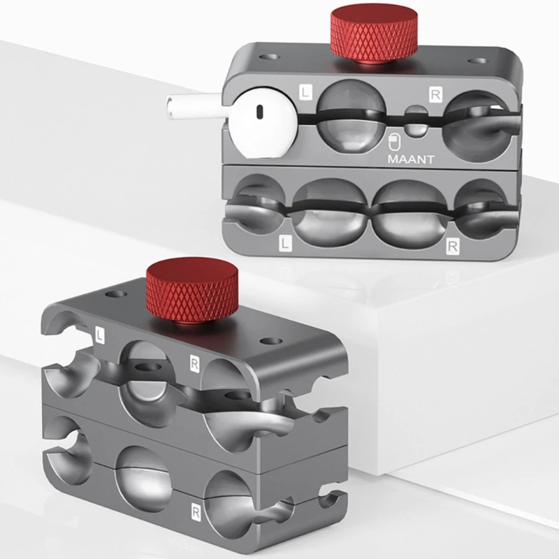 Lightweight Headphone Maintenance Clamp Tool 360 Degree Adjustable Rotating None Deforming Jaw for Chip Repair and M4YD