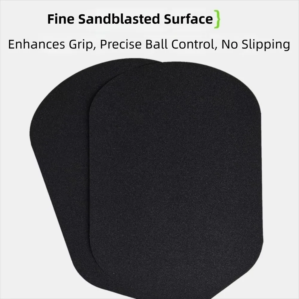2Pcs Non-slip Pickleball Paddle Surface Sticker Ultra-light Without Adhesive Residue Paddle Grit Surface Tape Abrasion-resistant