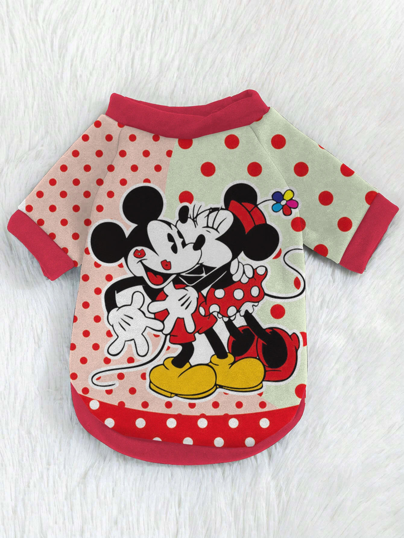 3D Printed puppy Clothing Thickened hoodie Disney Minnie Mickey Elements Cute fall hoodie thickened Chihuahua products Home Gard