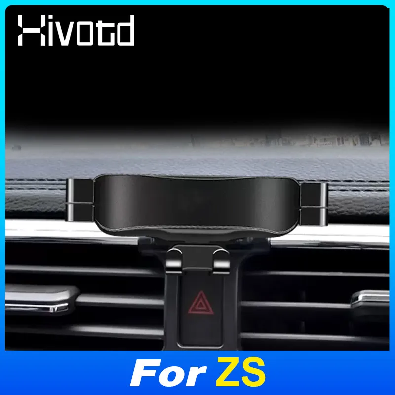 Car Air Outlet Mobile Phone Holder Navigation 360 Degree Rotating Supporting Bracket For MG ZS 2019 2022 Interior Accessories