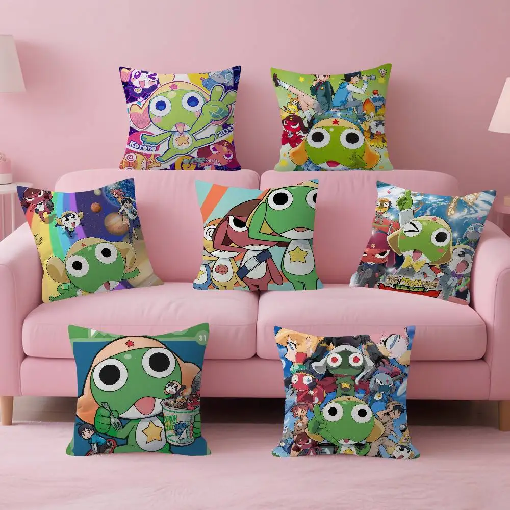 

Забавная мультяшная наволочка K-Keroro Gunsou Frog, декоративная наволочка с принтом для дивана