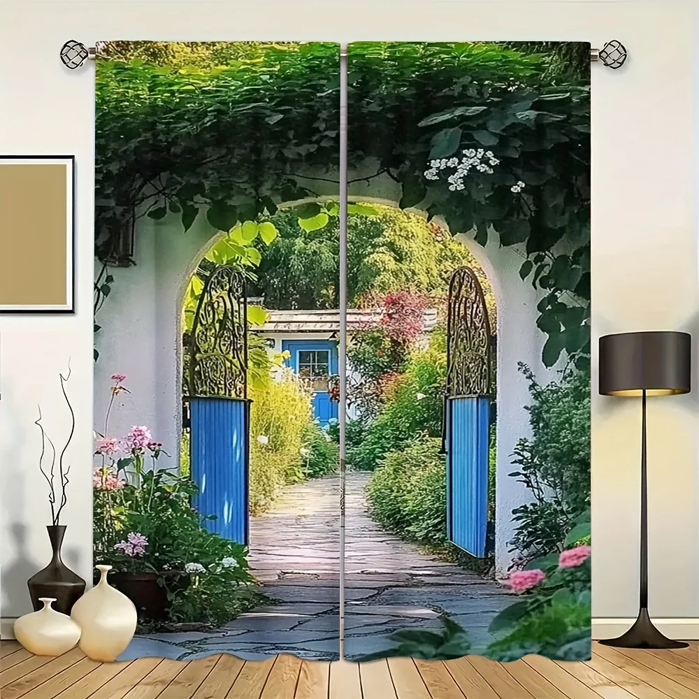 2Pcs Retro Garden C… - image