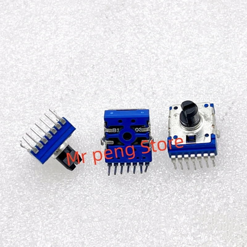 1pcs for RK14 Potentiometer B103 Electronic organ B10K Volume adjustment Rotary potentiometer single row 7 pin shaft length 8MM