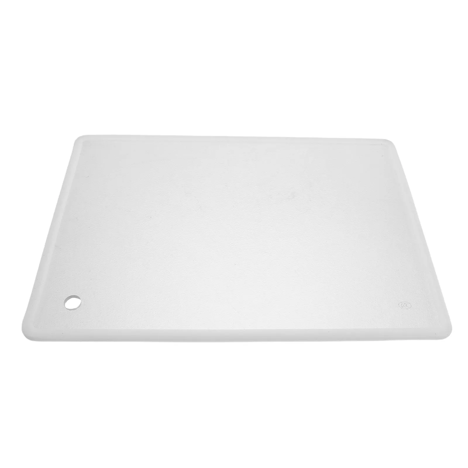 Gehärtetes Glas-Schneidebrett 40x30cm mit Rutschfesten Silikonkanten und Mattierter Klarer Oberfläche Küchen-Schneidebrett für Gemüse und Fleisch